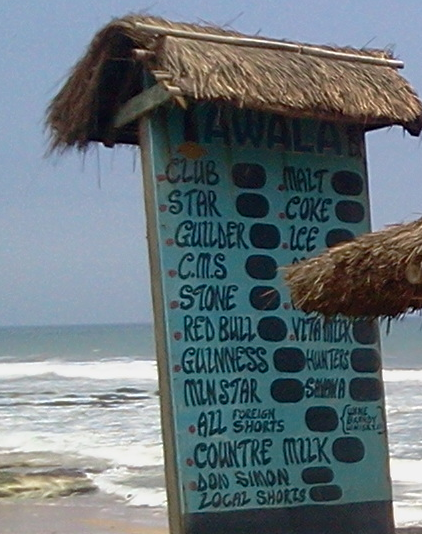 lista de precios en Accra